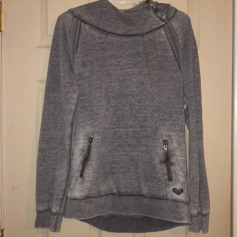 Roxy pullover distressed hoodie